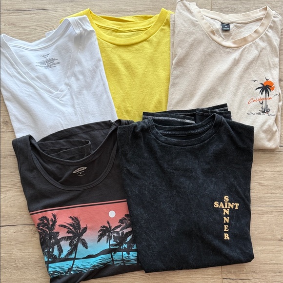 Bundle of 5 men’s T shirts - Picture 2 of 13